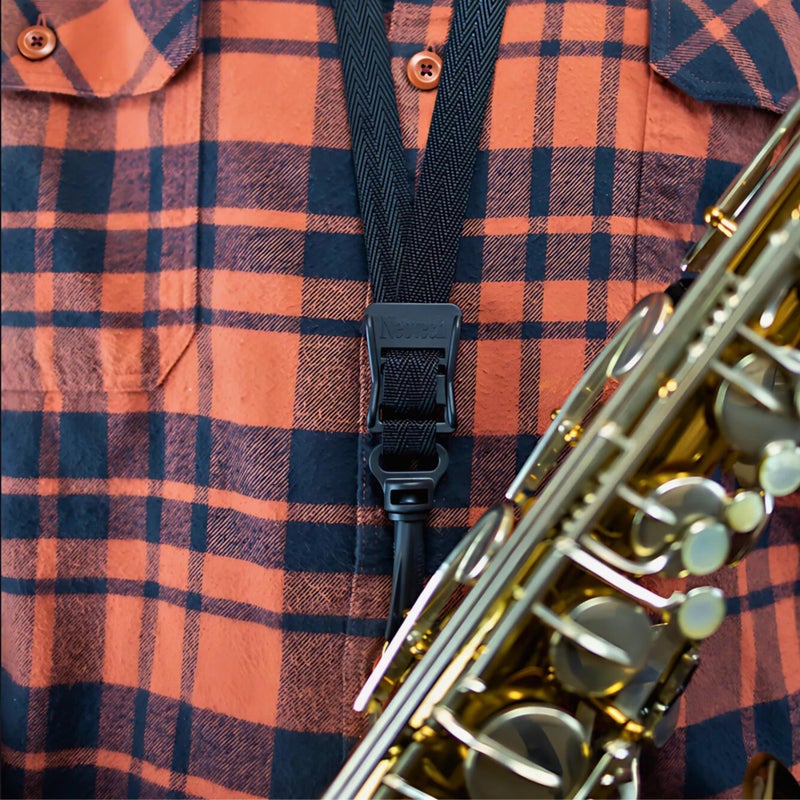 Neo Tech Neotech Saxophone Swivel Hook Neck Strap Soft Sax Padded for Alto Tenor Baritone Soprano â€“ (XL, Black) - Made in USA - Image 4